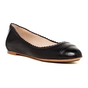 Louise et Cie Black Scalloped Flats